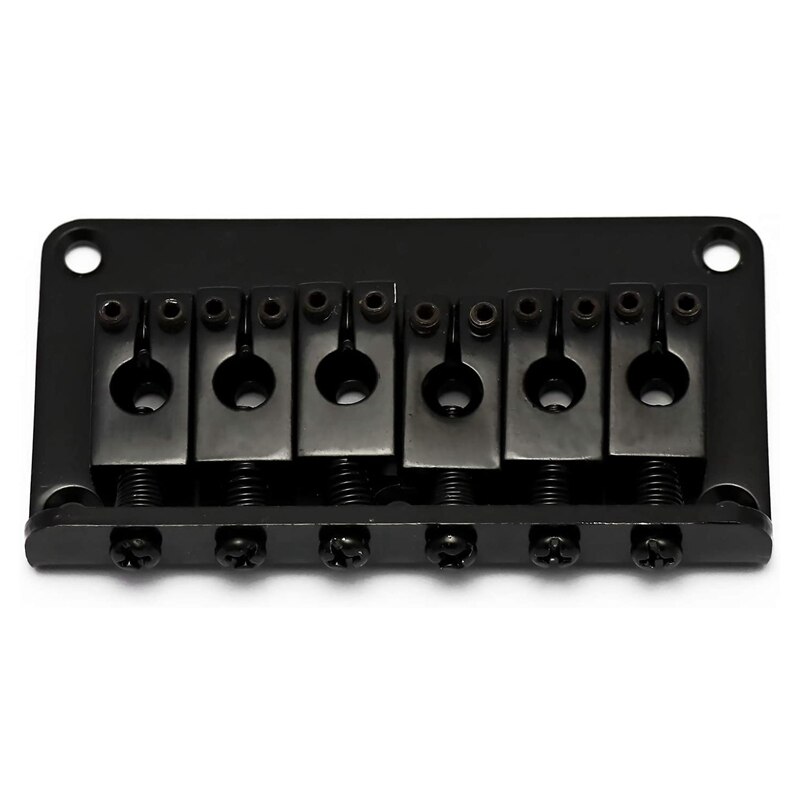 Guitar Saddles Bridge for Hardtail Strat/Tele Electric Guitar Parts Replacement