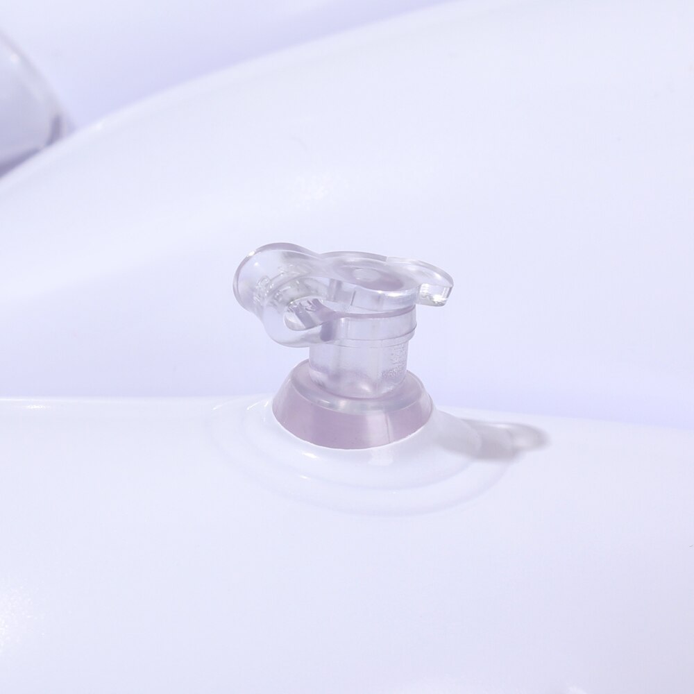 Fan-shaped Soft Spa Neck Bath Pillow With Suction Cups Inflatable Terry Cloth Neck Support Pillow Body Relax Bathtub Cushion