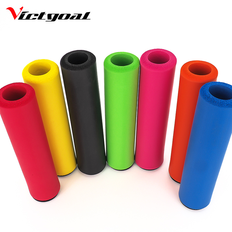 Luva de silicone para guidão de bicicleta, acessório para ciclismo à prova de choque, manoplas macias de bicicleta mtb com 18mm