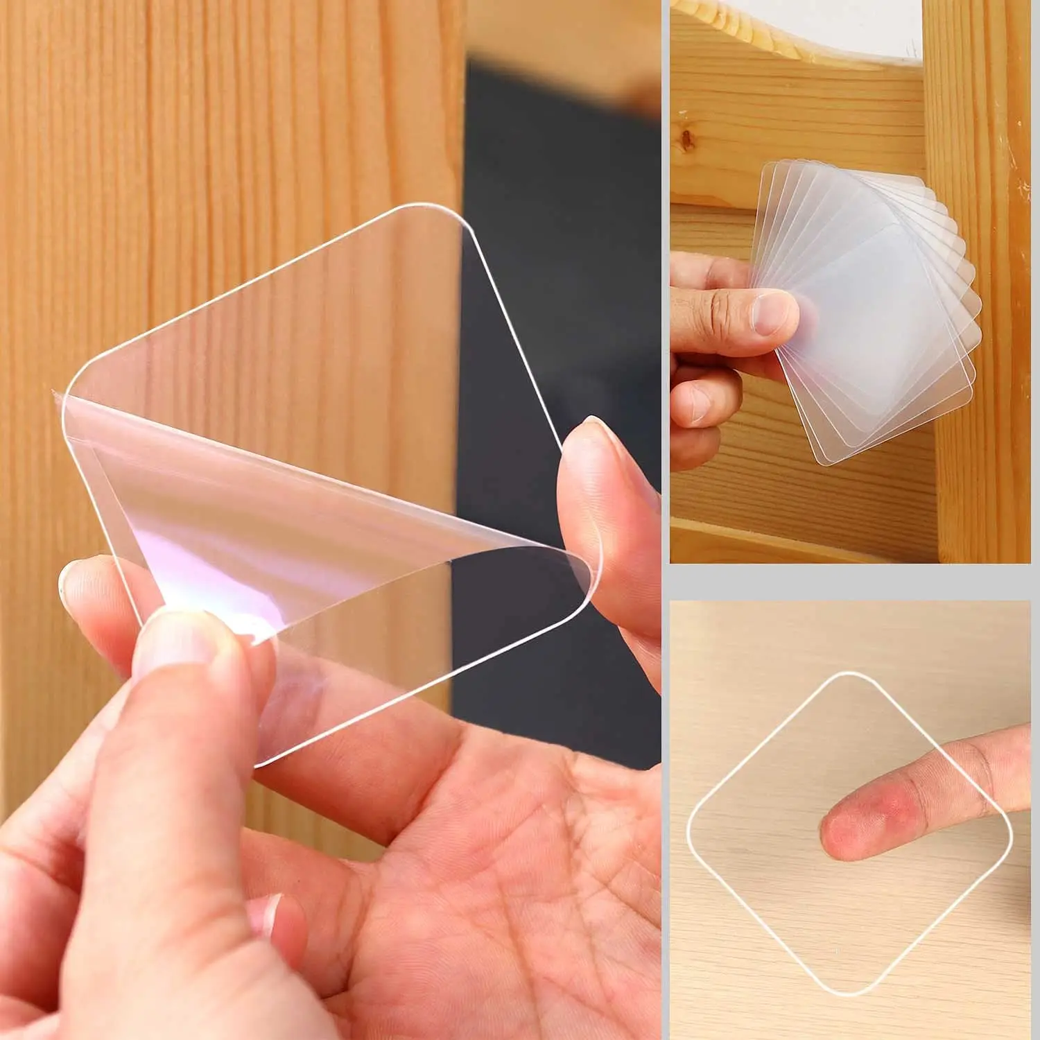 Cinta adhesiva de doble cara súper fuerte, Nano cintas transparentes reutilizables sin costuras, pegatinas de pared fijas impermeables para el hogar, parches