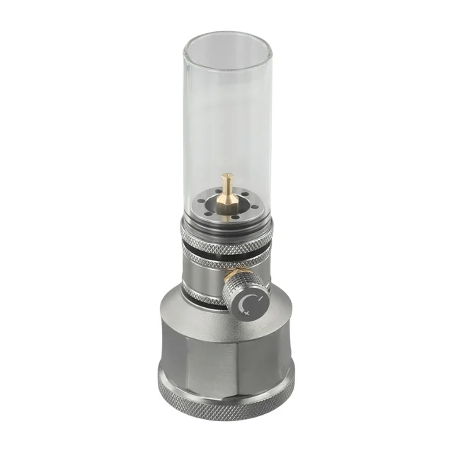 Flambant neuf Camping bougie lampe à gaz veilleuse tente gaz lanterne bougie Kit avec réservoir vide rallonge tige accessoires: Rouge