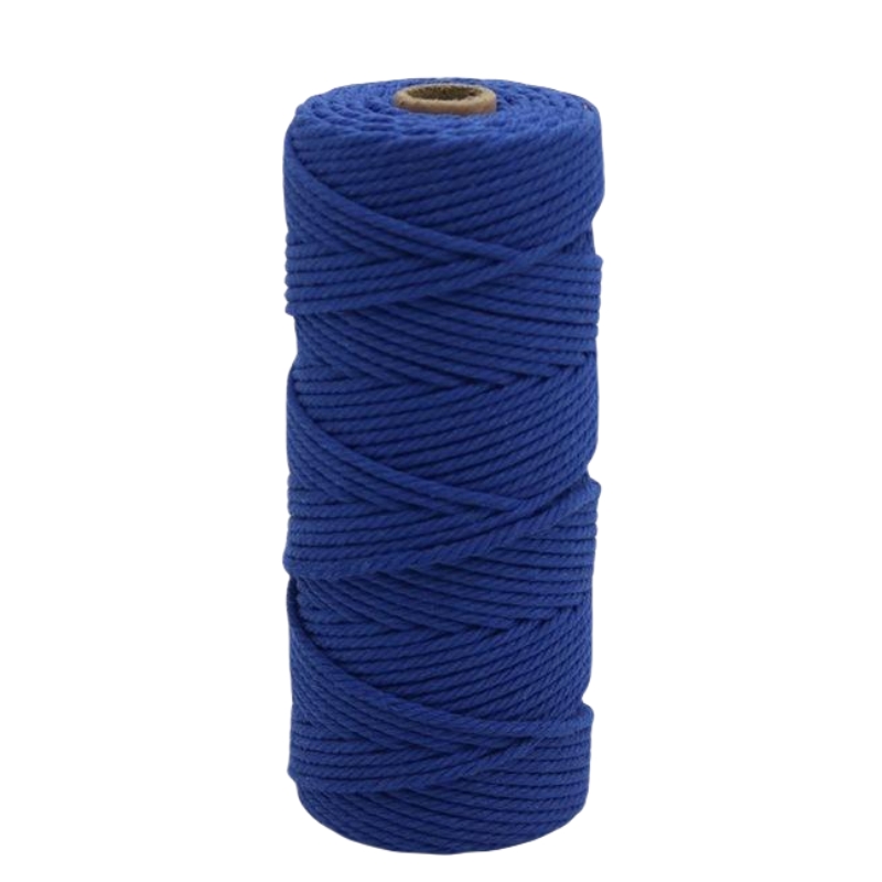Macrame Cord 3mm 100m Natural Cotton Rope for Colorful Macrame Hand Knitting for Handmade Colored Wall Hanging Weaving Tapestry