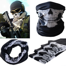 25*48cm Skull Bandana Neck Face Mask Headscarf Tubular Multifunctional Scarf Seamless Bandanas Turban Headband Unisex