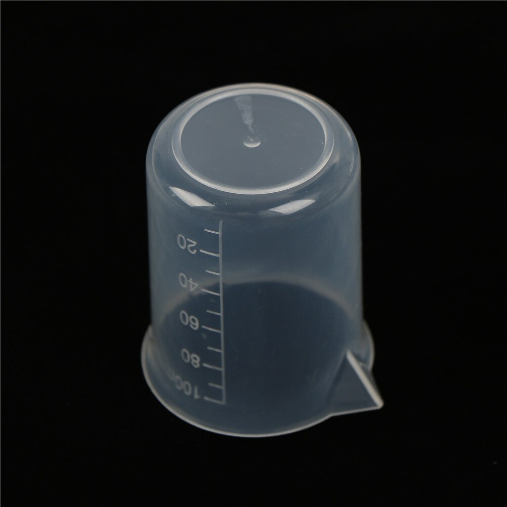 2 pçs/set 100ML / 30ml Copo Medidor De Plástico Transparente Jarro de Superfície Ferramenta Fontes de Cozinha Bica