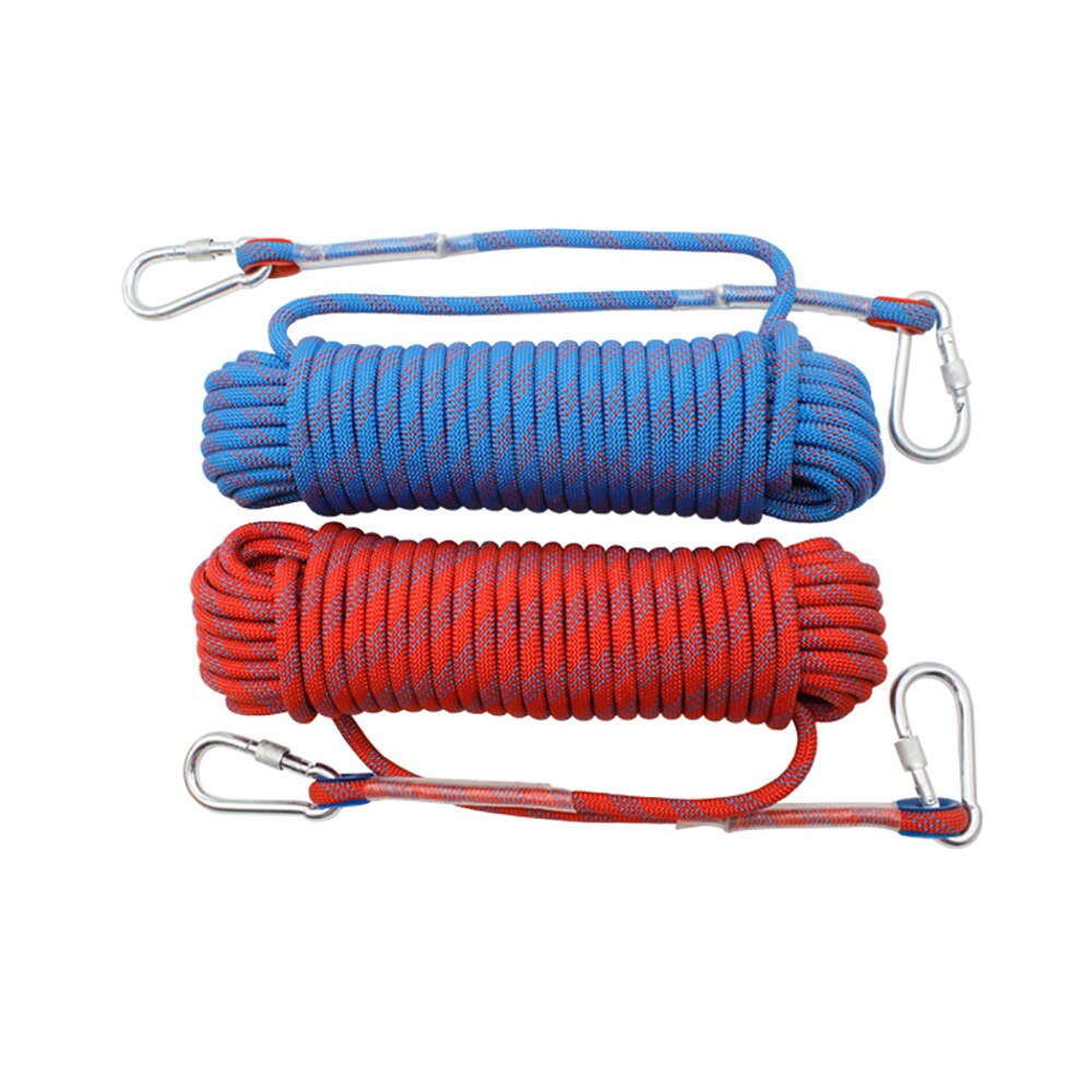 12mm Diameter Climbing Rope Outdoor Hiking Auxiliary Rope High Strength Rope 20M Outdoor Climbing Rope