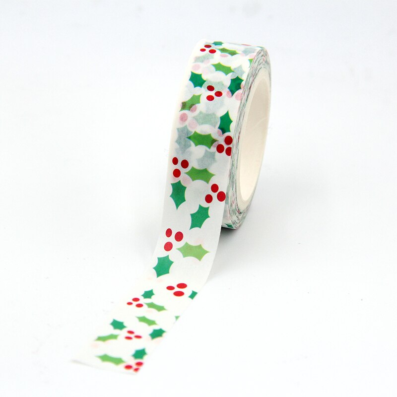 Ruban adhésif Washi pour masquage de joyeux noël, décoration pour étiquette Scrapbooking, Diy bricolage: B313