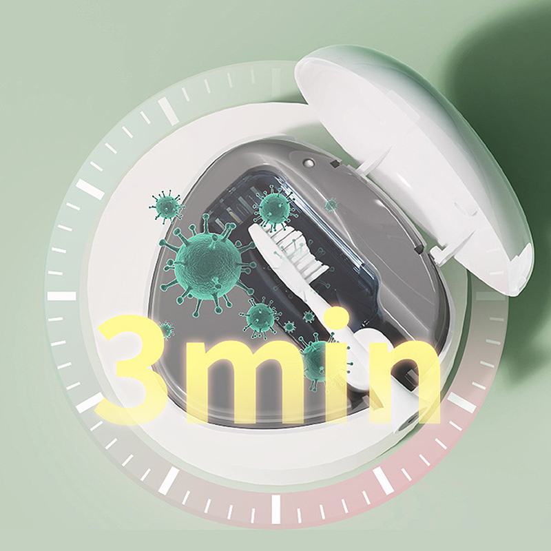 Toothbrush Sanitizer Blue Light UV Toothbrush Head Disinfection Box Sterilizer Portable Toothbrush