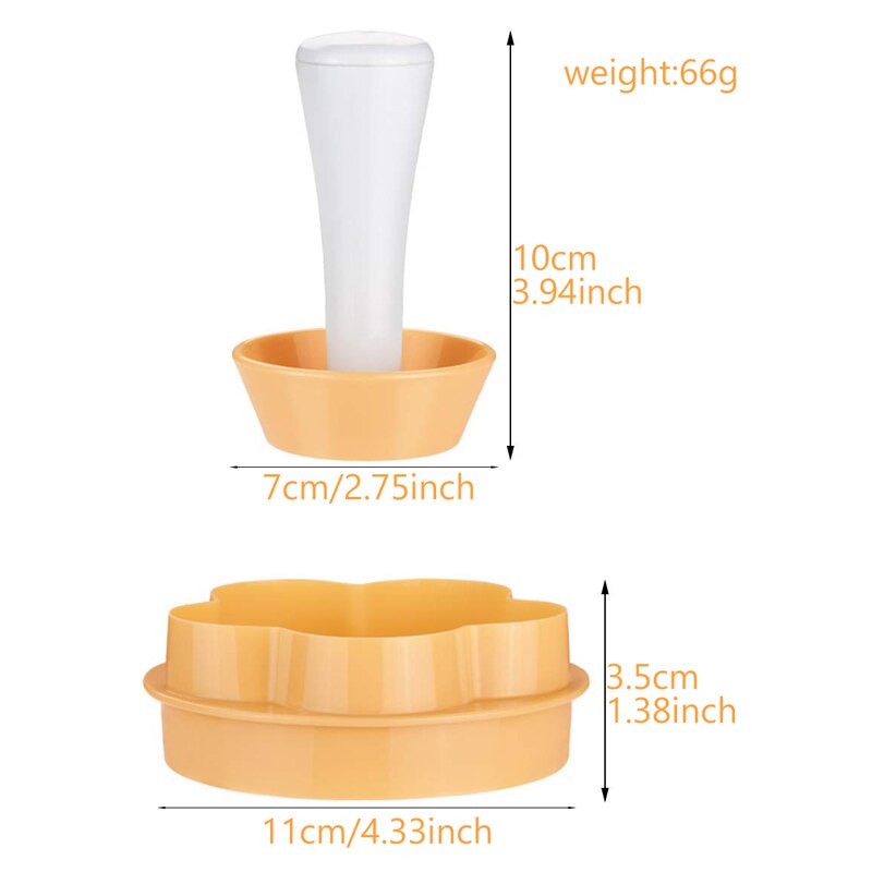Plastic Ronde/Phyllo Tarte Shell Mold Set Omvat Taart/Gebak Sabotage Deeg Druk Cookie Cutter Bakvorm Voor banketbakker 059