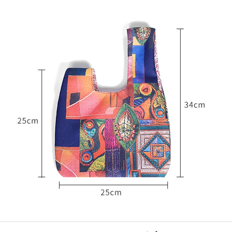 Japonês Mini Nó Portátil Saco De Pulso Das Mulheres Saco De Alça Superieure Simples Bolsas Saco De Compras À Prova dwaterproof
