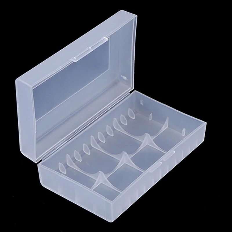 1 pc 20700 21700 plast oppbevaring beskyttende boks holder boks batteri klar 2- bay batteri boks oppbevaring boks holder organizer