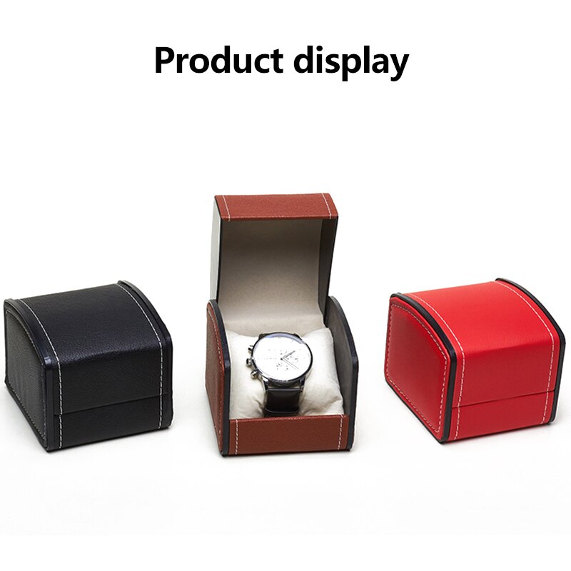 Enkele Multi Gebruik Horloge Doos Kunstleer Vierkante Case Display Draagbare Size Horloge Trend Kast Kunstleer Antieke
