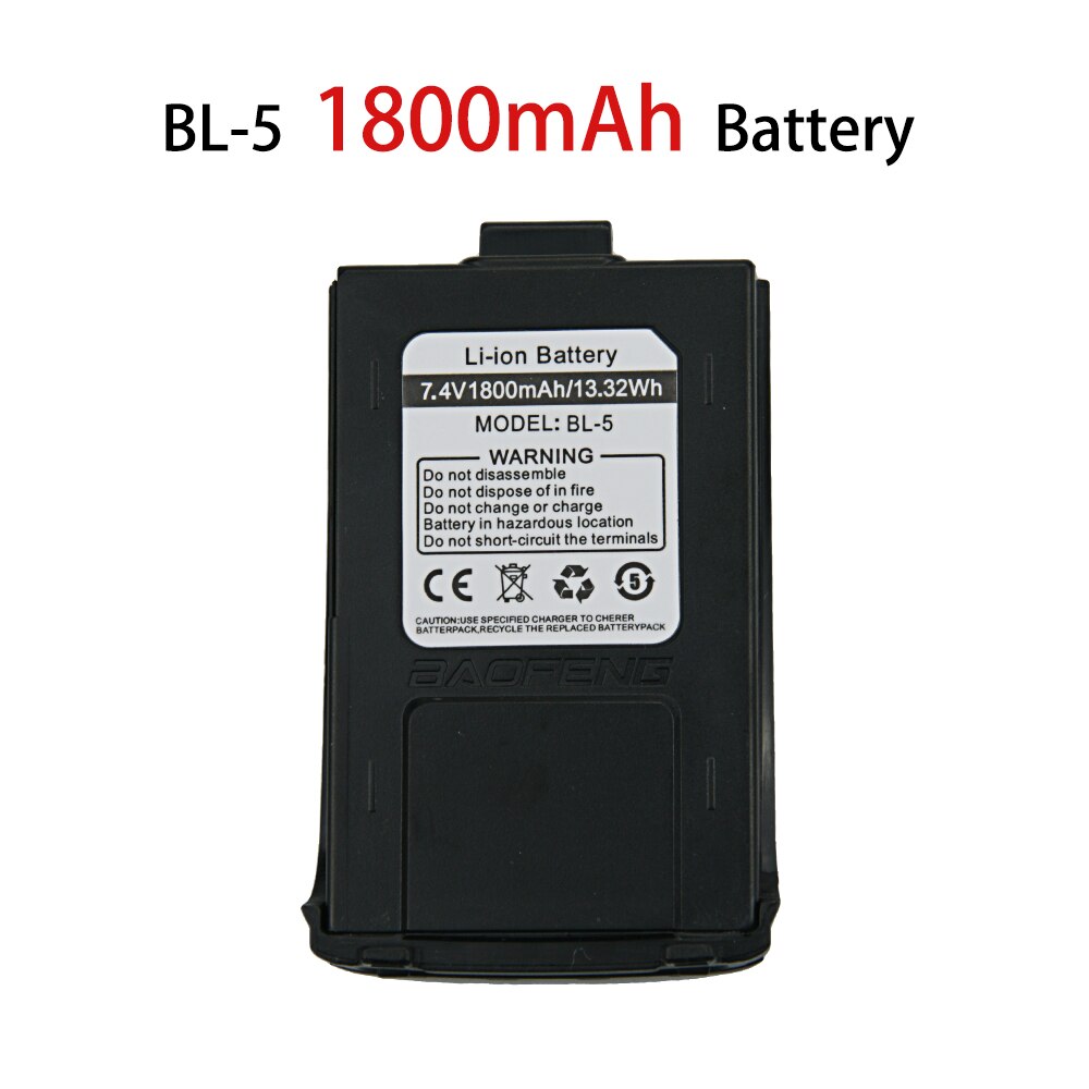 Original Batterie 1800mAh 7,4 V Li-Ion Batterie Für Baofeng GT-3 GT-3TP GT3 GT3TP &Ampere; GT-3 markieren-II markieren-III zwei Weg Radio: 1Stck