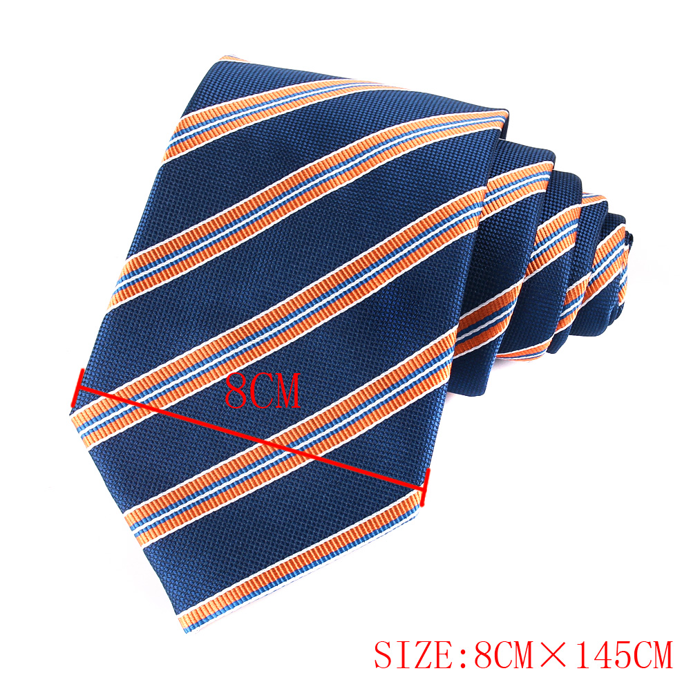Skinny Tie For Men Women Blue Striped Neck Tie For Party Business Casual Stripe Neckties Classic Suit Adult Slim Neck Ties