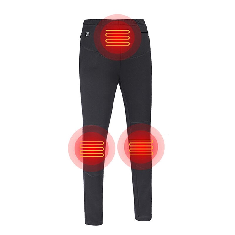 Pantalon chauffant électrique Intelligent pour homme et femme, vêtement d'extérieur, chauffant, USB, idéal pour les loisirs, l'hiver: Women / L