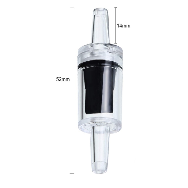 Transparent Acrylic Stop Valve Aquarium Fish Tank Water Stop Tap CO2 ...