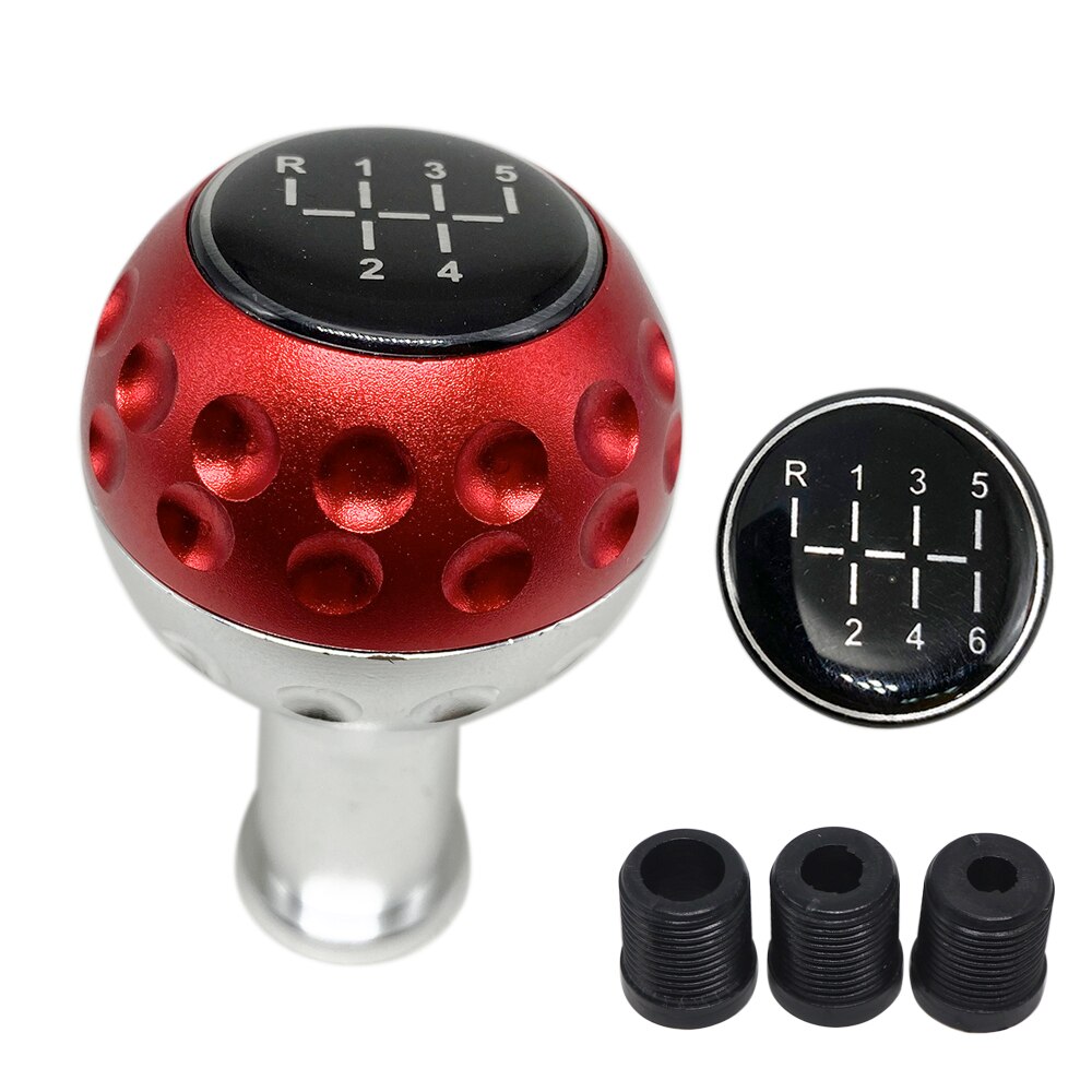 5/6 Speed GTI 337 Shift Knob Car Gear Shift Lever M/T for VW Anniversary Jetta Golf: Red