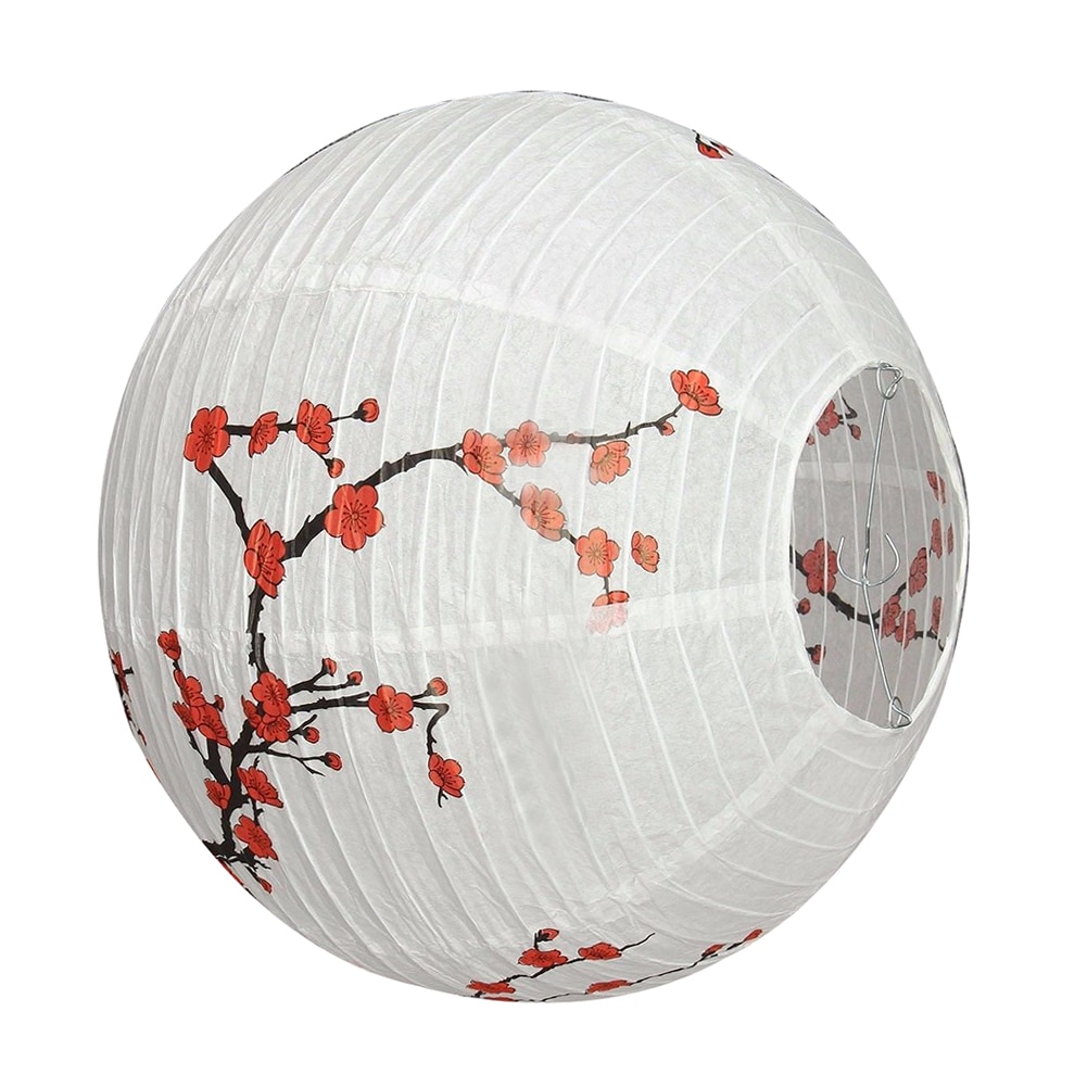 Ronde Papieren Lampenkap - Hangende Plafondlamp - 40 cm - Dragon Euro