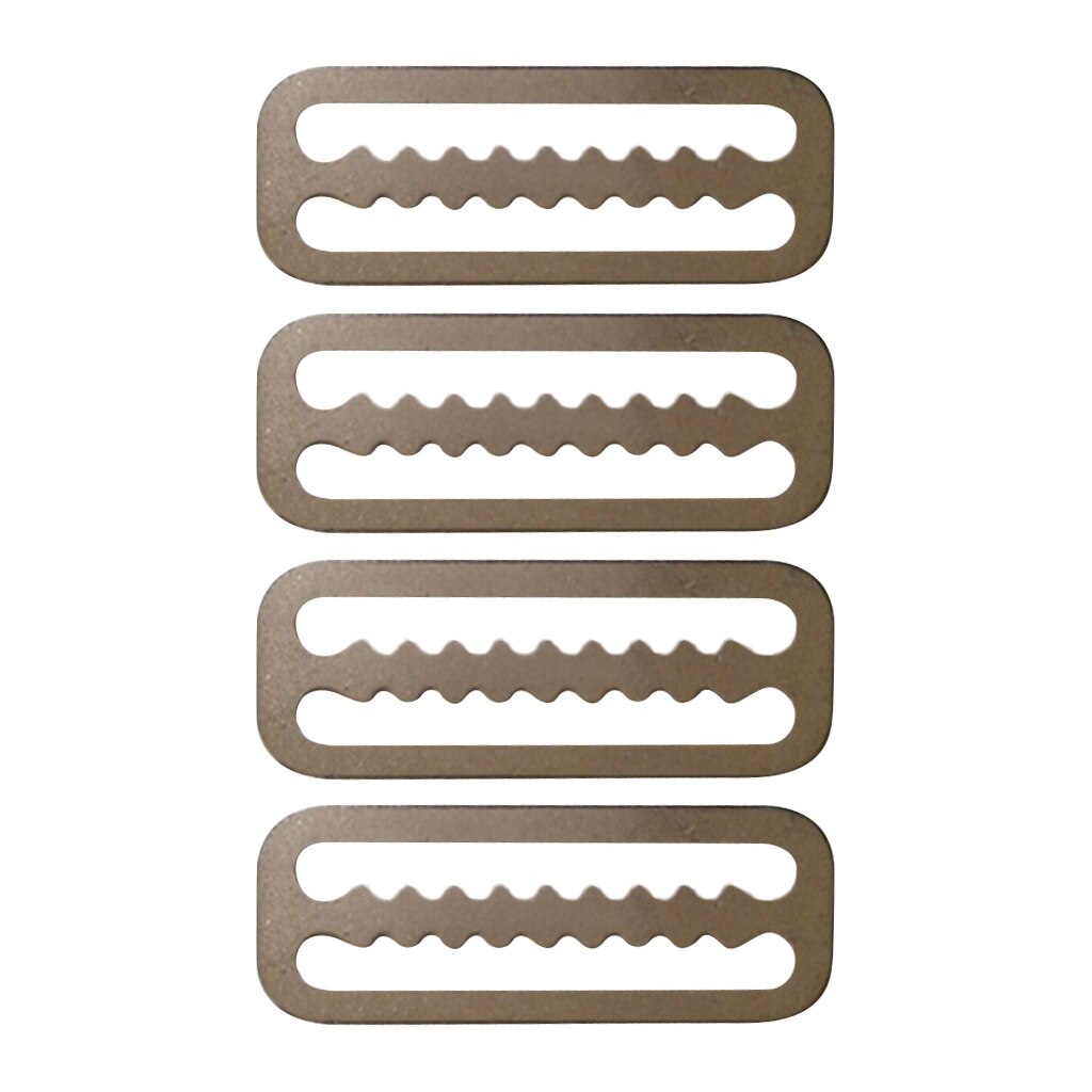 8x Steel Weight Belt Webbing Strap Keeper Clip Retainer For 2" Webbing