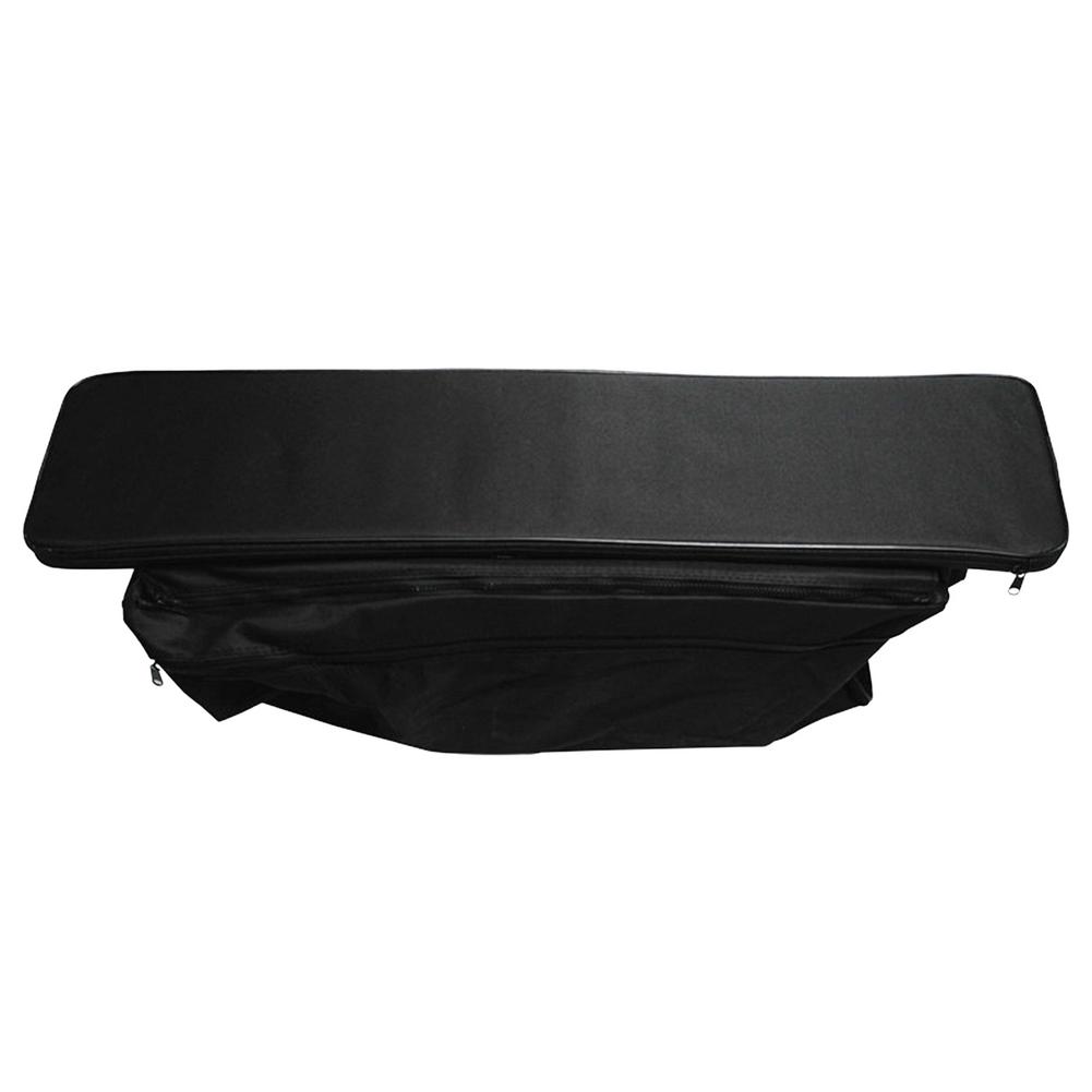 Under Seat Storage Bag Inflatable Boat Bench Seat Cushion Convenient For Keeping Your Large Items: black