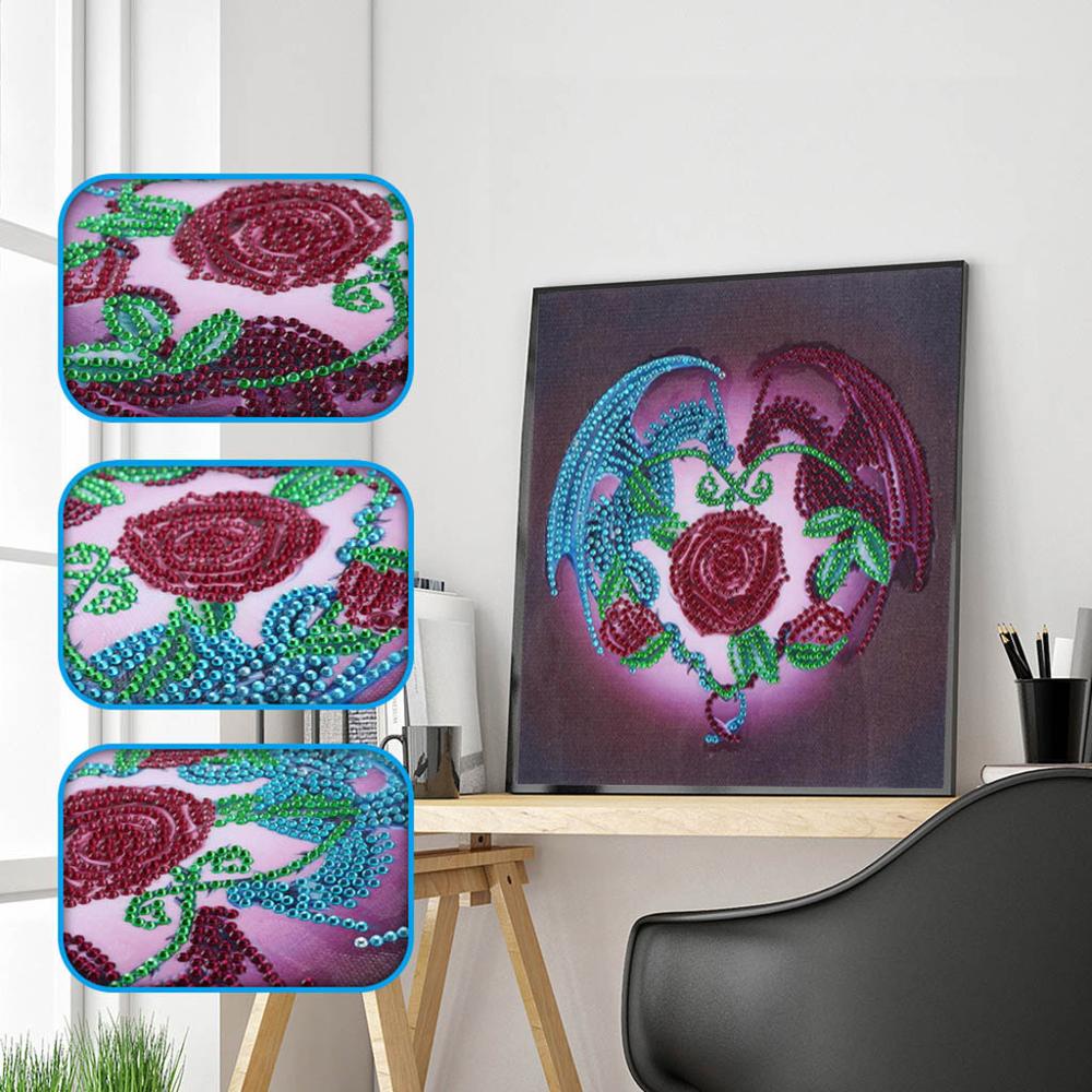 Special Shape Diamond Painting DIY 5D Part Diamond Cross Stitch Kit Crystal Rhinestone embroidery Art: 16