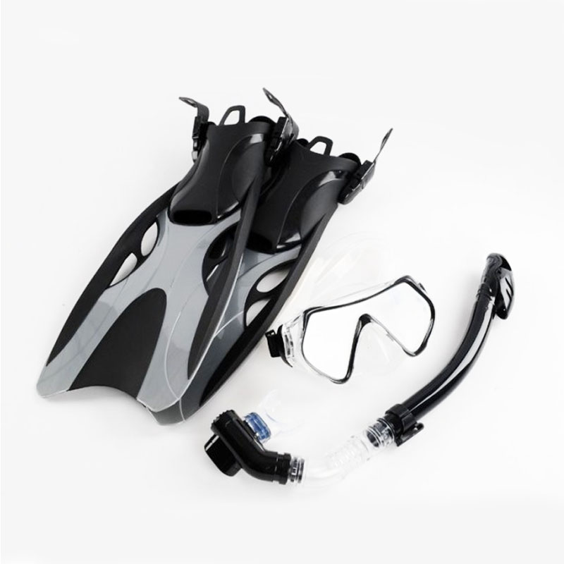 scuba Diving mask adult Swimming Fins with snorkel tube set long Snorkeling shoes monofin Equipment Diving Flippers