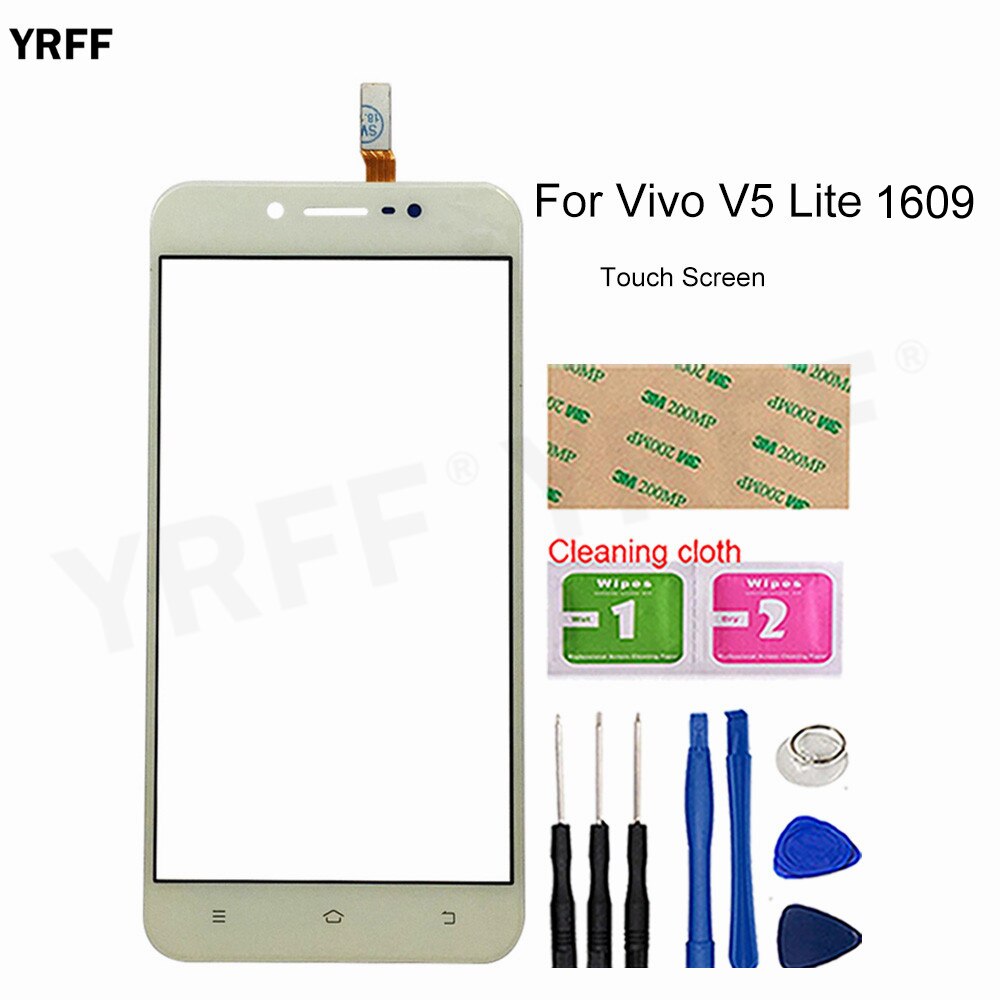 Per Vivo V5 Lite 1609 Touch Screen Digitizer 5.5 ''per Vivo Y66 parti esterne del pannello del sensore Touch in vetro esterno