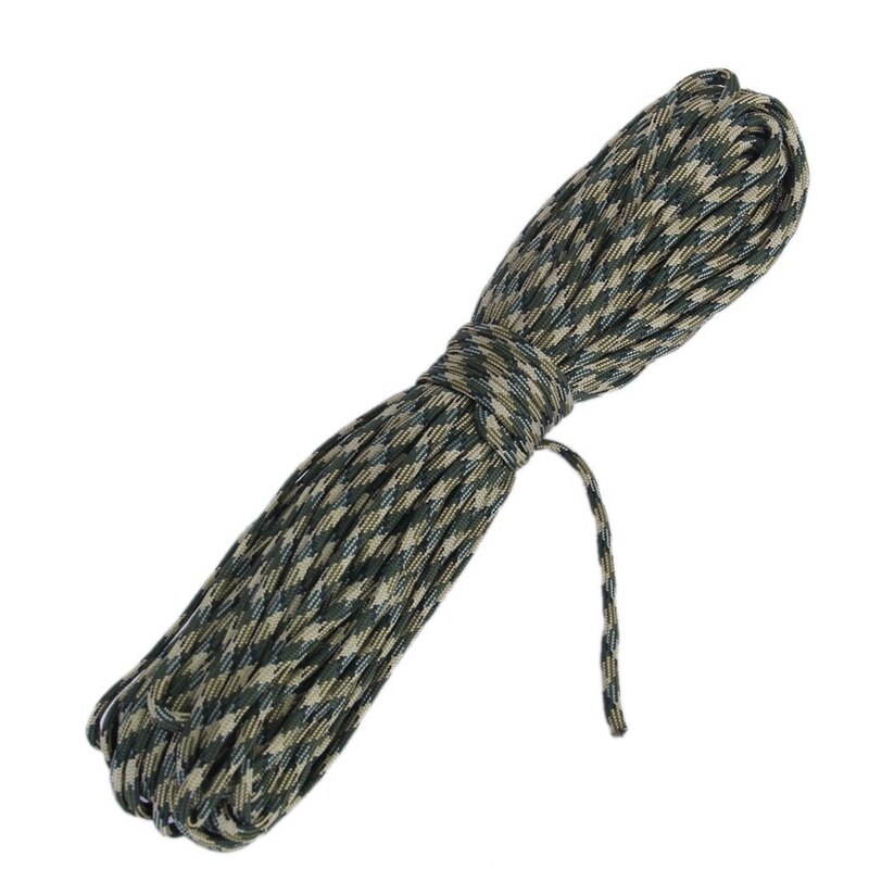 100ft 550 Cord Paracord Parachute Survival Cord - Woodland Camo: Default Title