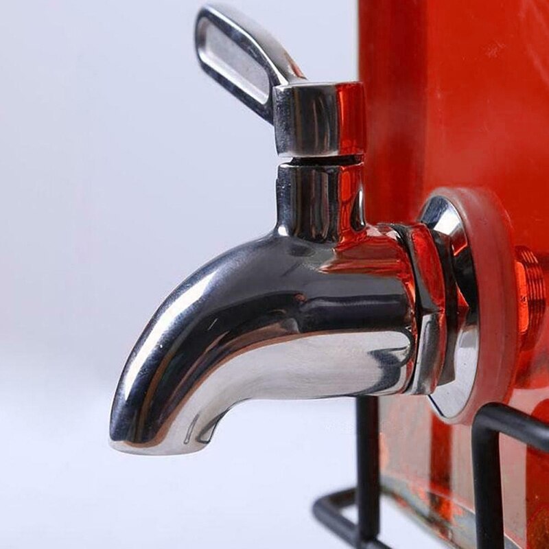 De acero inoxidable bebidas dosificador de vino barril grifo moderno grifo casa vino barril cerveza jugo dispensador de bebidas nevera vino tapón