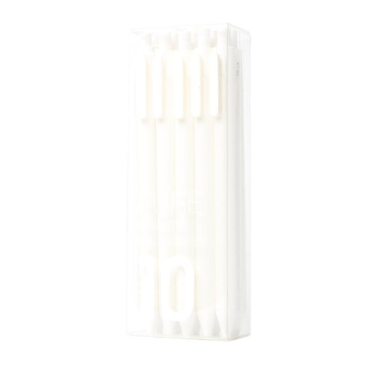 10 stk/pakke xiaomi pen kaco tegn pen 0.5mm , skrivelængde 400m ,  sort abs plast glat blæk til studerende/kontormedarbejder: 10 pen sort blæk h