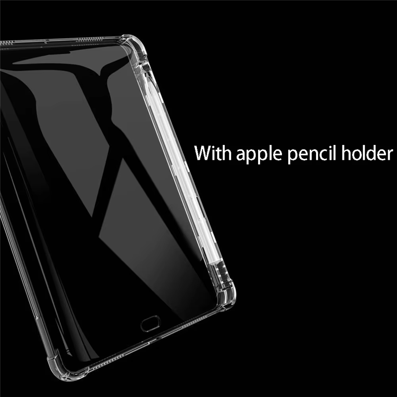 Clear Case For iPad 10th 9th 8th 7th 6th 5th Generation With Pencil Holder Case iPad Air 11 5 4 3 Pro 13 12.9 Mini 6 7 Tpu Cover