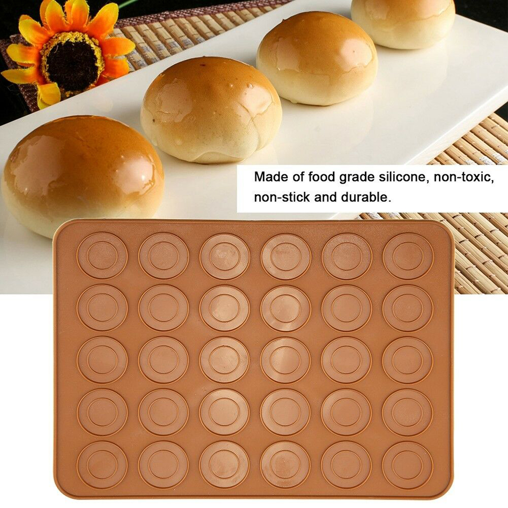 Nuttig Diy 30 Gaten Siliconen Cakevorm Sheet Mat Gebak Macaron Oven Bakken Cake Decorating Gereedschap