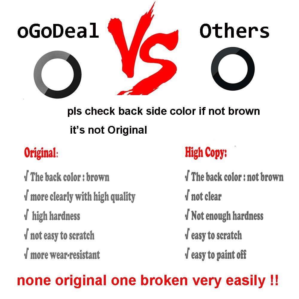 OEM Back Rear Camera Glass Lens Cover Replacement Compatible for iPhone 8 and iPhone 7 Original with Adhesive and Repair Tools