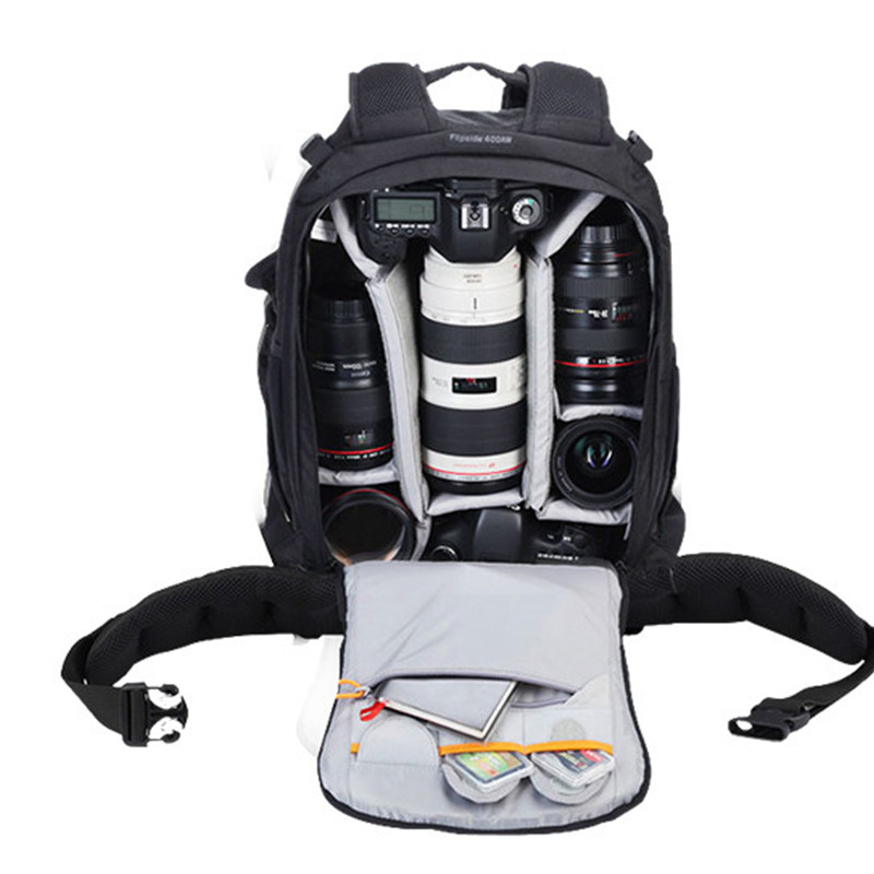 Lowepro-Sac pour appareil photo reflex numérique Flipside 400 AW, sac photo, sacs à dos, housse tous temps