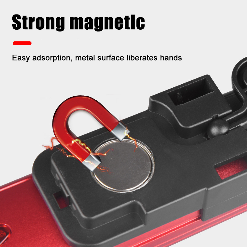 Mini tragbare LED-Stift lampe Kolben Seiten licht Boden Magnet Taschenlampe mit Stift Clip eingebaute Batterie Typ C wiederauf ladbare Arbeits lampe