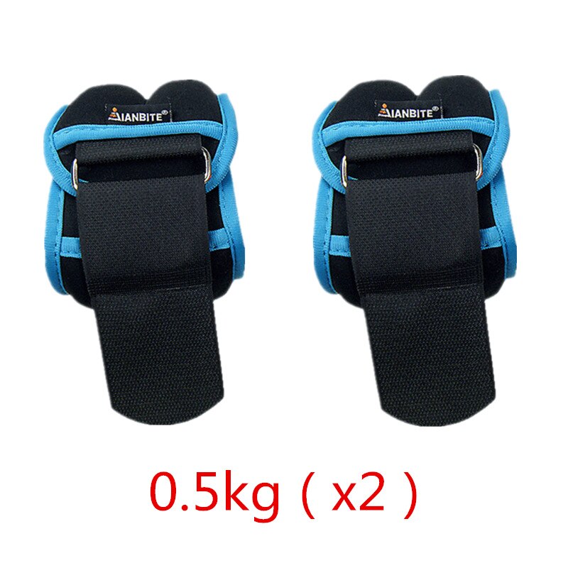 Fdbro 1 Kg/pair Verstelbare Pols Enkel Gewichten Ijzer Zand Zak Gewicht Bandjes Met Neopreen Padding Voor Voor Oefening Fitness Running: Wrist