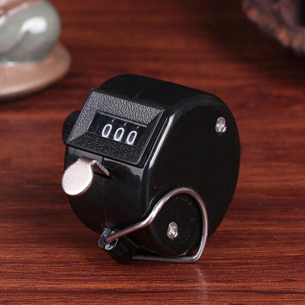 1x Hand Tally Counter metal counter 4 digit Manual counters Pressing the manual counter People Counting Clicker Golf Points