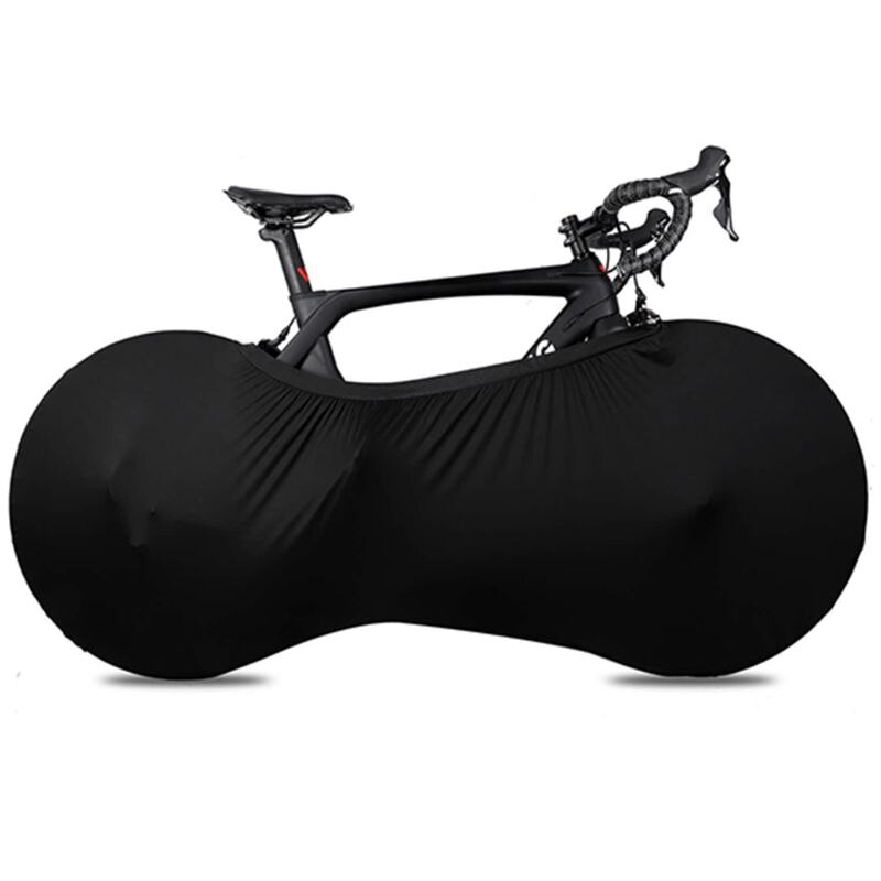 Universal støvtæt mountainbike-dæksel indendørs mtb-cykelhjul ridsefast elastisk beskyttelse gear opbevaringspose adgang