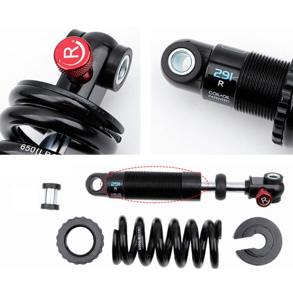 KS MTB-amortiguador trasero de aire de aleación para bicicleta de montaña, ajustable, para viajes en bicicleta, descenso, EXA 291R, 190MM