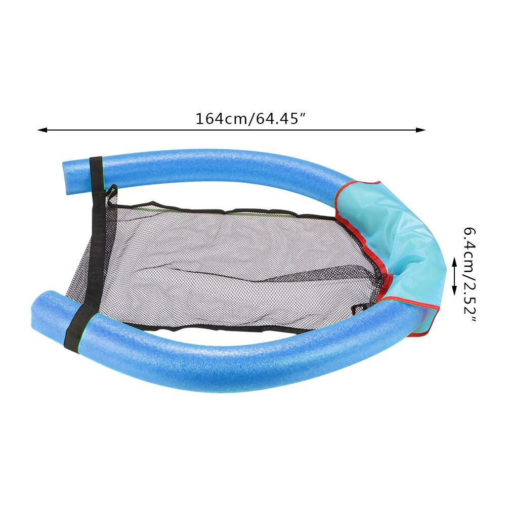 Svømning flydende stol pool børn voksen seng sæde vand flodbar ring flyde letvægts strandring noodle net pool tilbehør