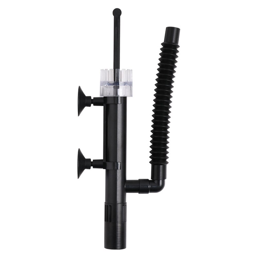 Kunststof accessoires oppervlakte skimmer automatische praktische aquarium zwart aquarium filter circulatie houd heldere oliefilm verwijderaar