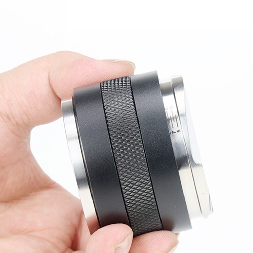51/53/58mm manuelle dobbelthodede 4-- blad intelligente kaffedistribusjonsjusteringsverktøy