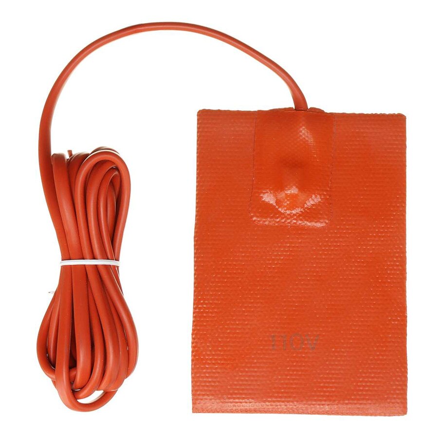 120W Silicone Heater Pad Engine Block Hydraulic Tank Heating Plate Oil Pan Sump Tank Oil Heater Pad /Mat With Plug