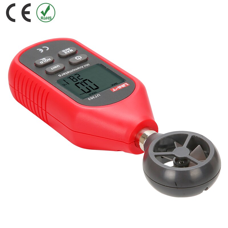 UNI-T UT363 UT363BTBluetooth Anemometer Temperature Tester Handheld Mini Digital Anemometer Outdoor Wind Meter