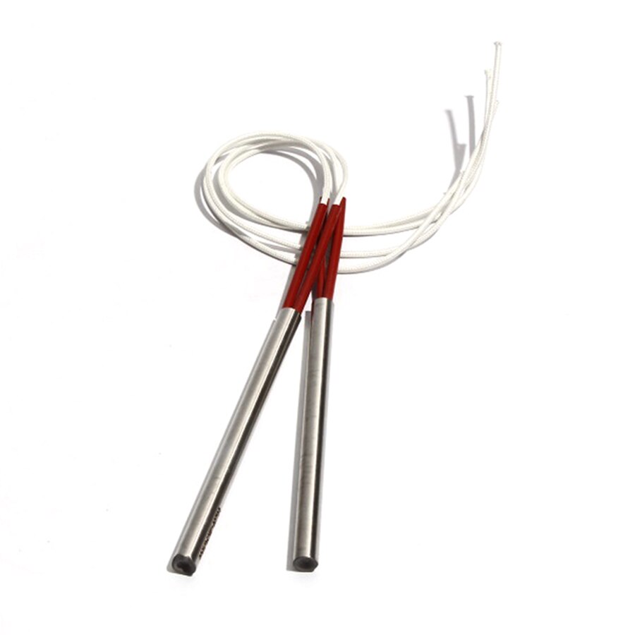 5PCS 10.5mm Diameter 140~160mm Length 304SS Cylindrical Electric Heating Pipe 460W/470W/490W/510W/520W Tubular Single-End Heater