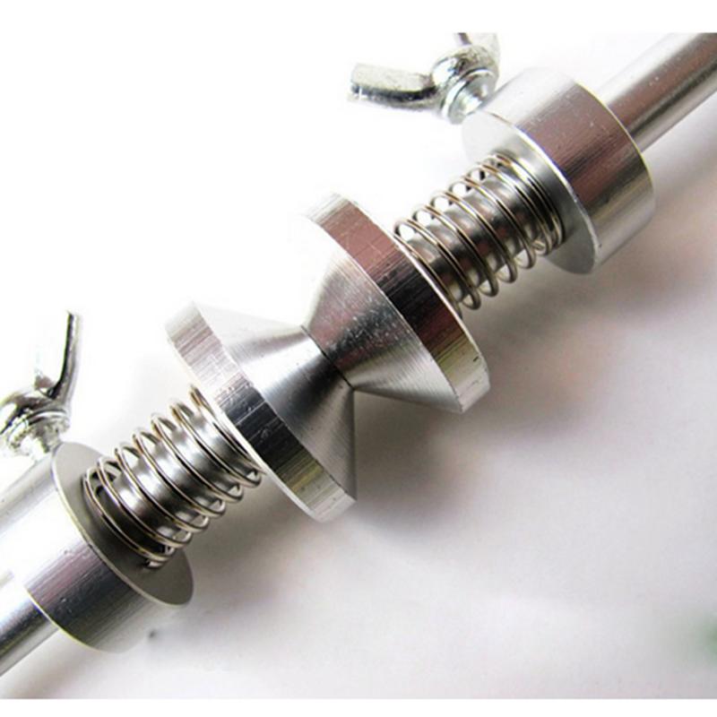 1pc Portable Fishing Line Winder Reel Spool Spooler Multi-rotate Aluminum Spool Holder Fishing Tackle Tools Accessories