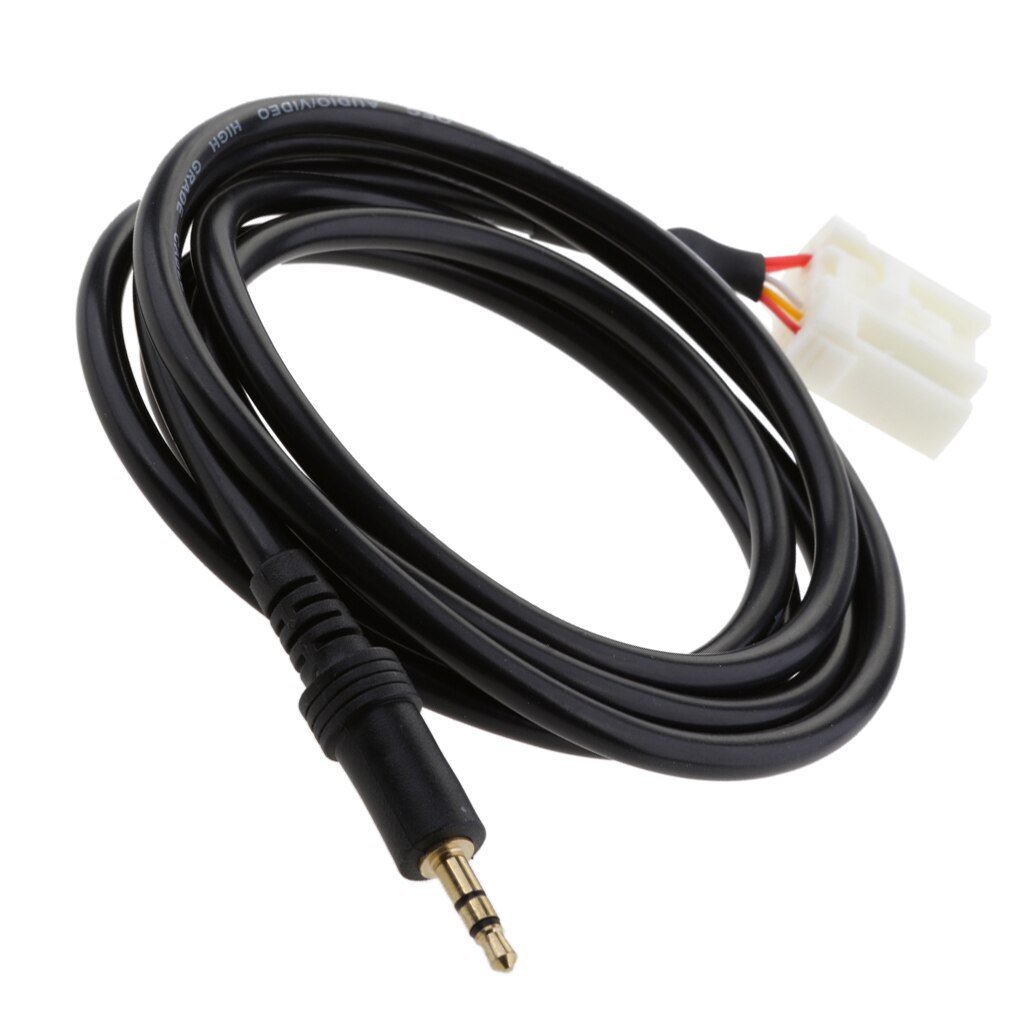 MagiDeal 3.5mm Male AUX Cable MP3 Phone PC Input for Mazda 2 3 5 6 MX5 RX8