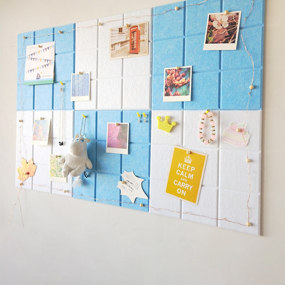 Tableau de fond en feutre multicolore, bricolage, Puzzle Photo mural, tableau de messages pour la maison bricolage de décoration
