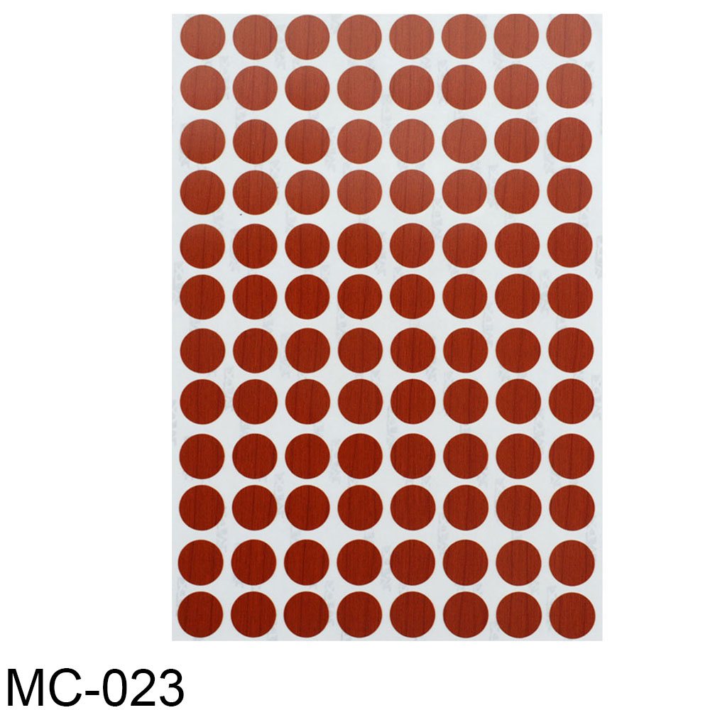 96Pcs/Sheet Pvc 15Mm Zelfklevende Decoratieve Films Meubels Schroef Cover Caps Stickers Hout Ambacht Bureau Kast ornament: MC-023