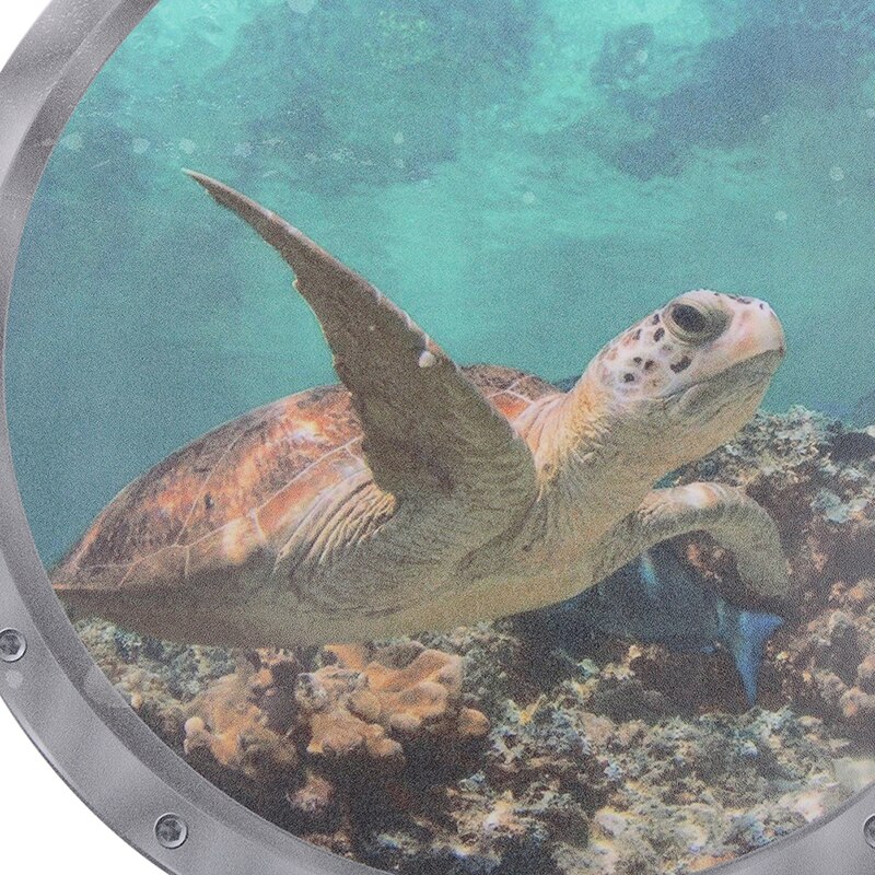 PVC Home wall decoration Underwater Wall Stickers Waterproof Turtle Sticker for Washing Machine Decoration for Bathroom Decals
