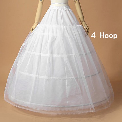 Petticoat Crinoline Slips Hoop Skirt Vintage Underskirt for Gown Dress Many Styles for Bridal Wedding: Orange